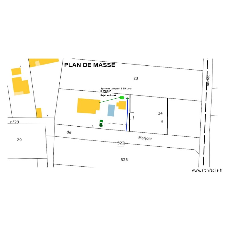 orts. Plan de 0 pièce et 0 m2