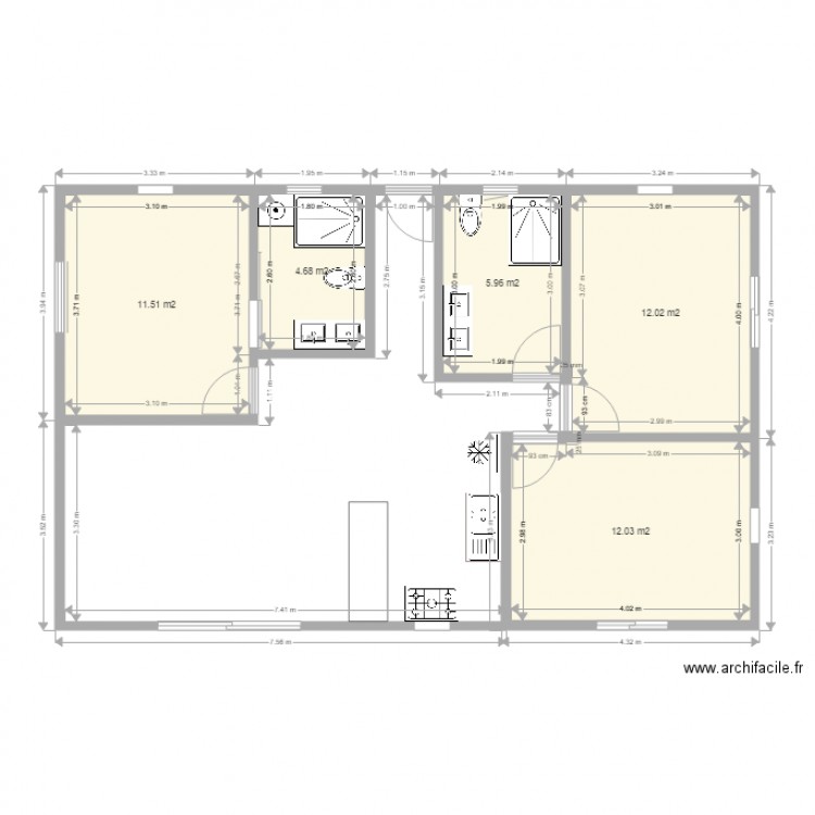 plan fnal 1. Plan de 0 pièce et 0 m2