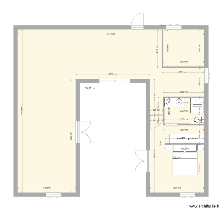 ESSAI U. Plan de 0 pièce et 0 m2