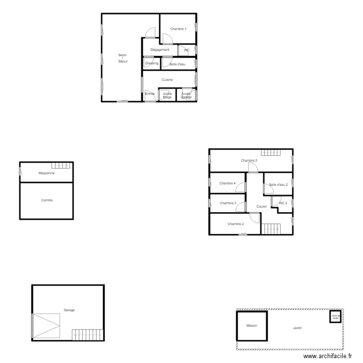 BESNIER ALBERT. Plan de 0 pièce et 0 m2