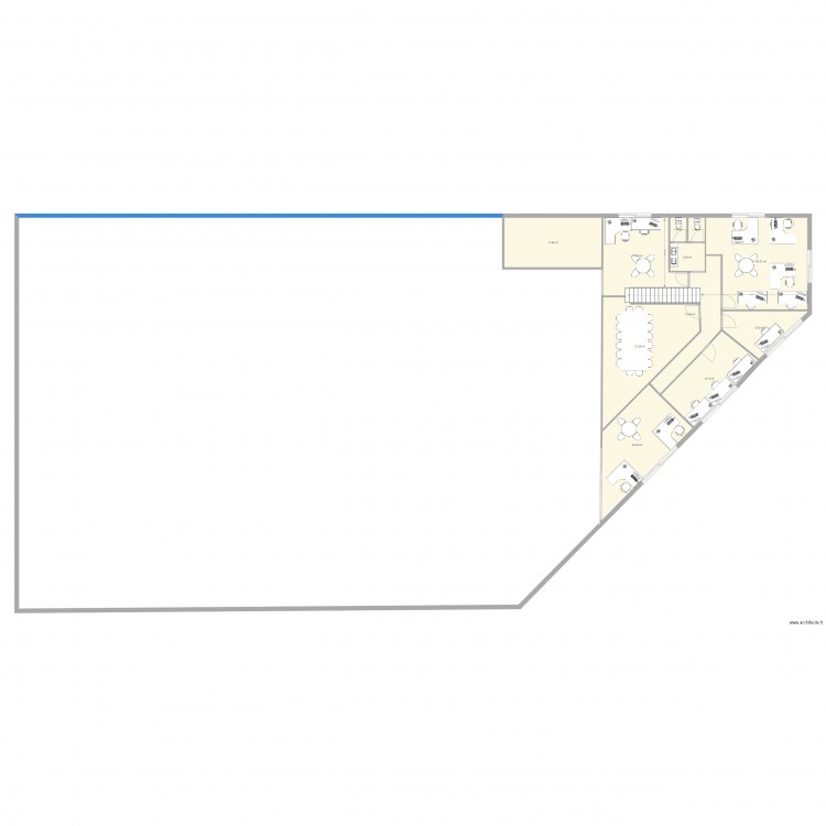 MONTRABE ETAGE V2. Plan de 0 pièce et 0 m2
