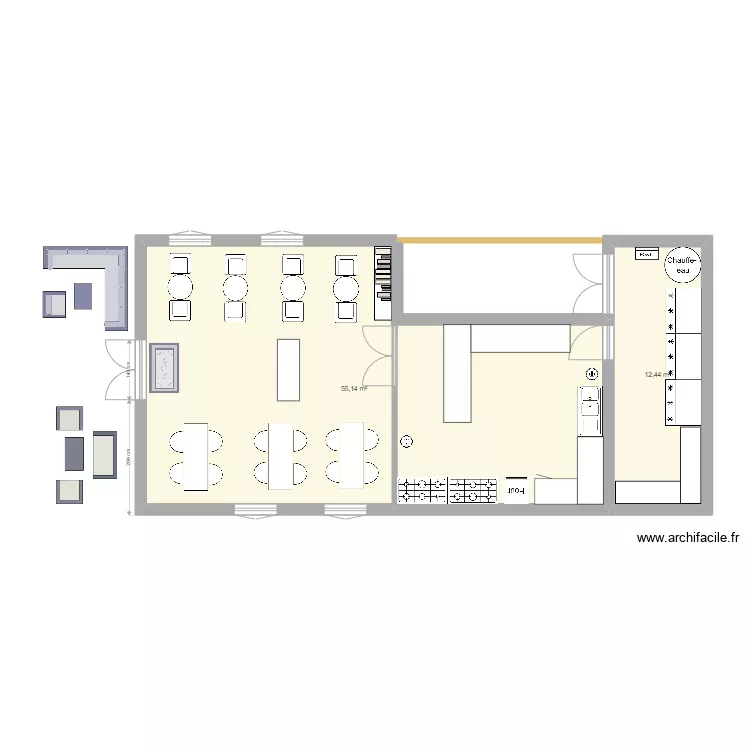 PROJET RESTO. Plan de 