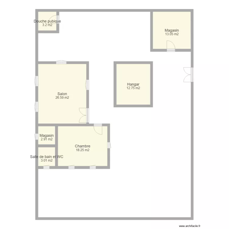 chez moi. Plan de 