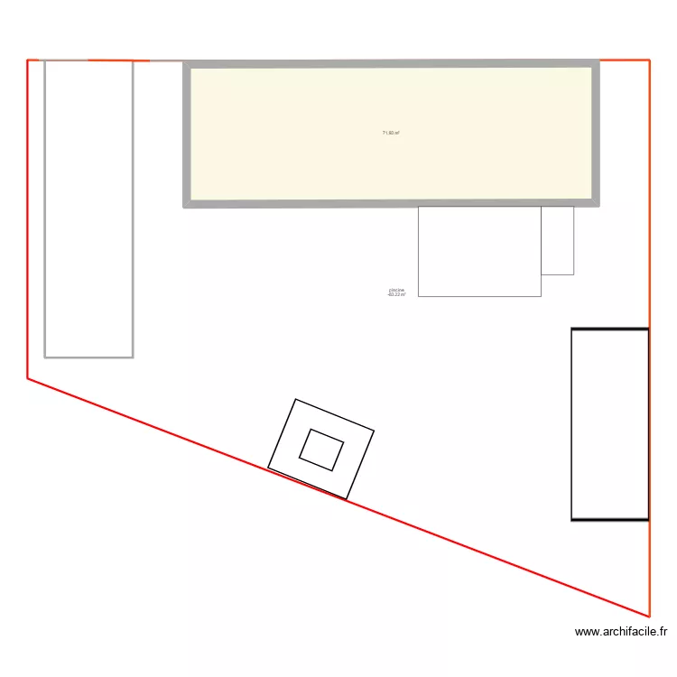 maison. Plan de maison. Plan de