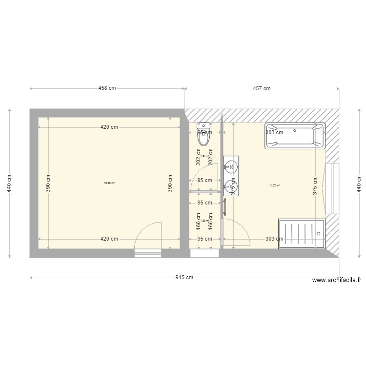 sigonney. Plan de 0 pièce et 0 m2