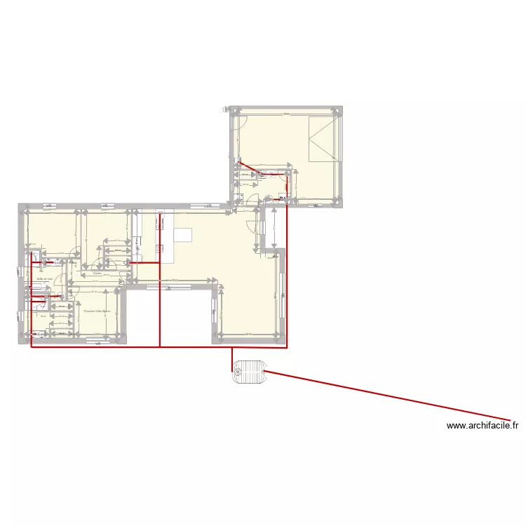 FELIX &eacute;vacuations. Plan de 