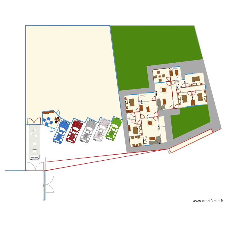 rdc desire. Plan de 0 pièce et 0 m2