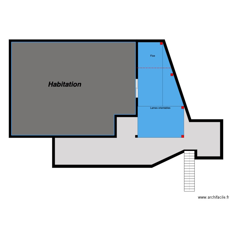 Vue dessus V4. Plan de 0 pièce et 0 m2