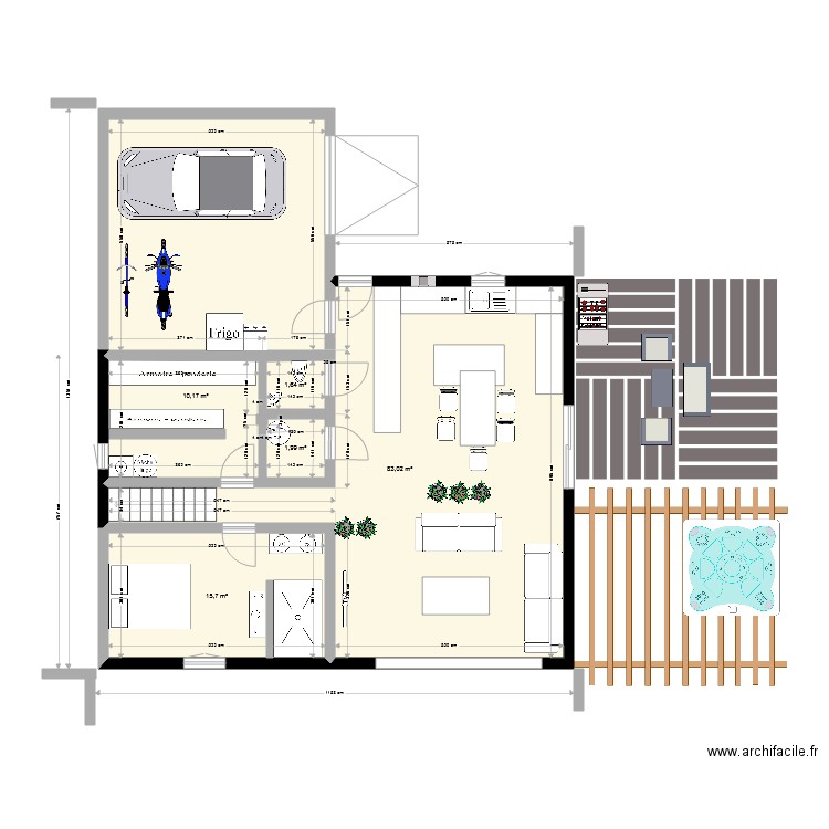 maison 5 sans sous sol. Plan de 0 pièce et 0 m2