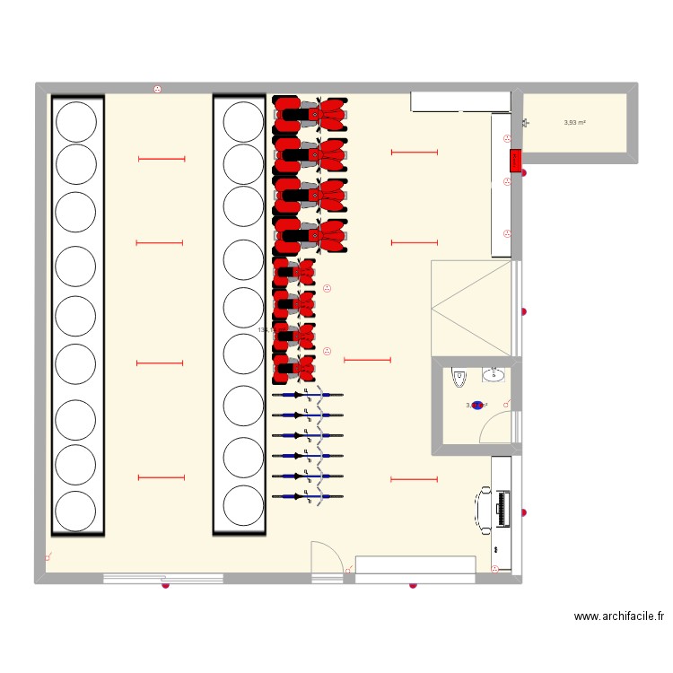 hangar fun. Plan de 0 pièce et 0 m2
