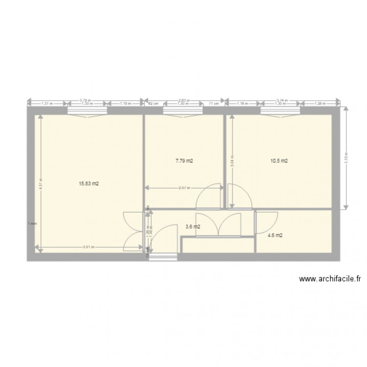 FONCIA 79 ST GENCE RDC. Plan de 0 pièce et 0 m2