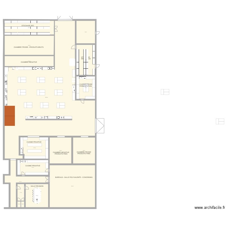 Asiat. Plan de 17 pièces et 1055 m2