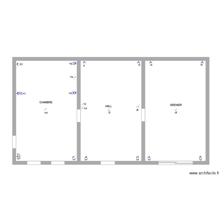 HONELLE 1ER. Plan de 0 pièce et 0 m2