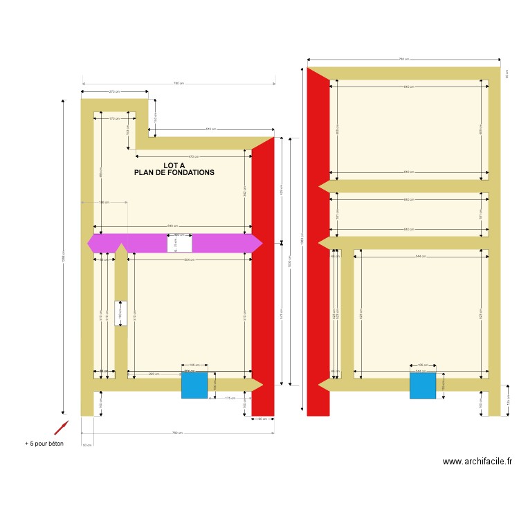  LOT A PLAN RIGOLES 05 08 2019. Plan de 0 pièce et 0 m2