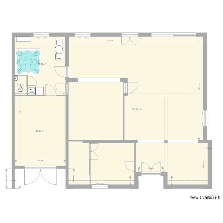 RDC BIDART 2. Plan de 0 pièce et 0 m2