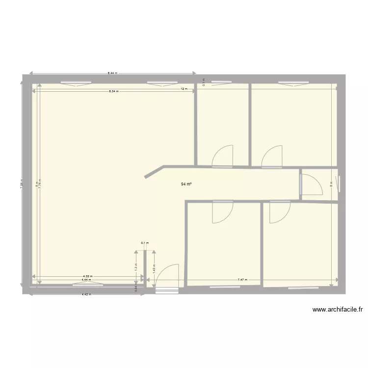 MAISON. Plan de 