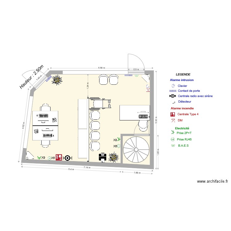 centre police RDC V2 1. Plan de 0 pièce et 0 m2