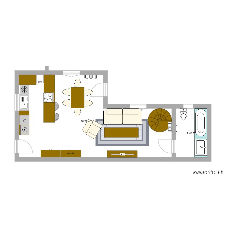 maison bas. Plan de 0 pièce et 0 m2