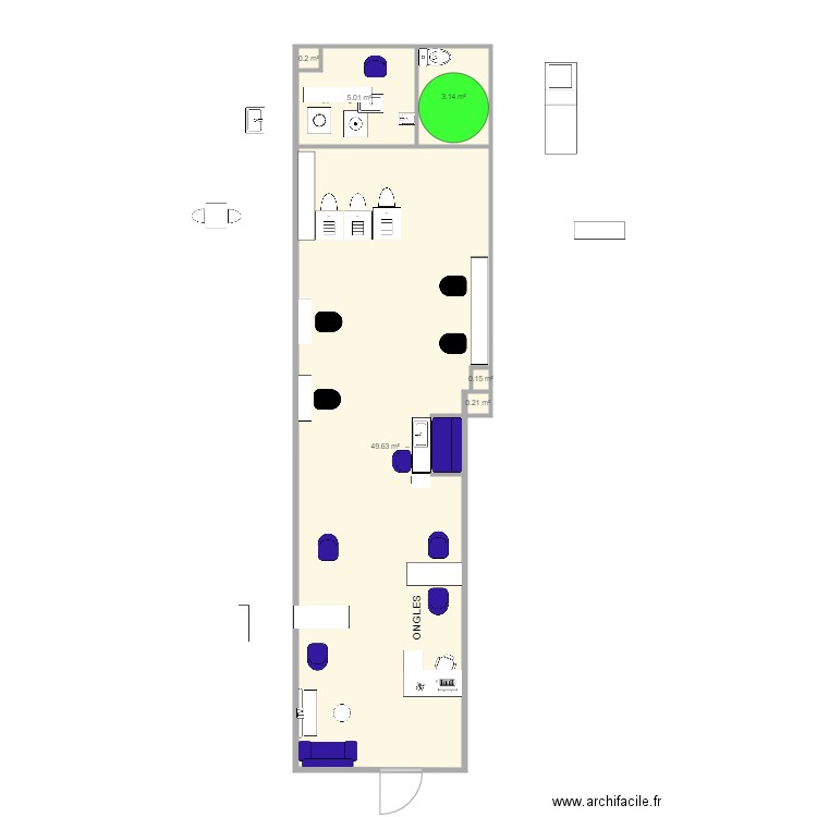 SALON 3. Plan de 0 pièce et 0 m2