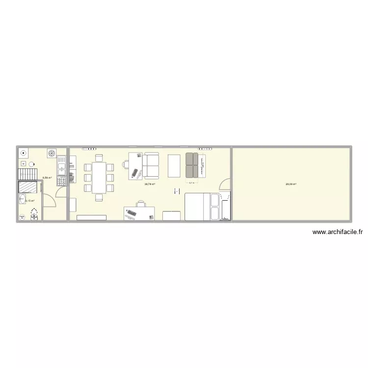 Chez les parents. Plan de 4 Pièces et 81 m² Chez les parents. Plan de 4 Pièces et 81 m²