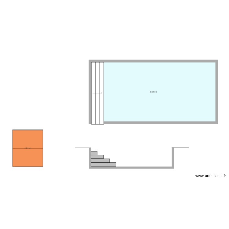 Plan en coupe piscine cugno 2. Plan de 0 pièce et 0 m2