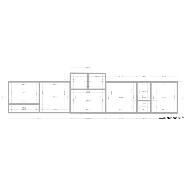 fondation verti plus horiz plus mag. Plan de 0 pièce et 0 m2