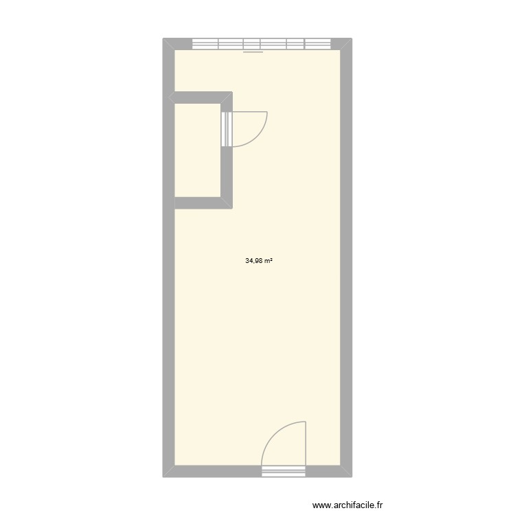 locale. Plan de 0 pièce et 0 m2
