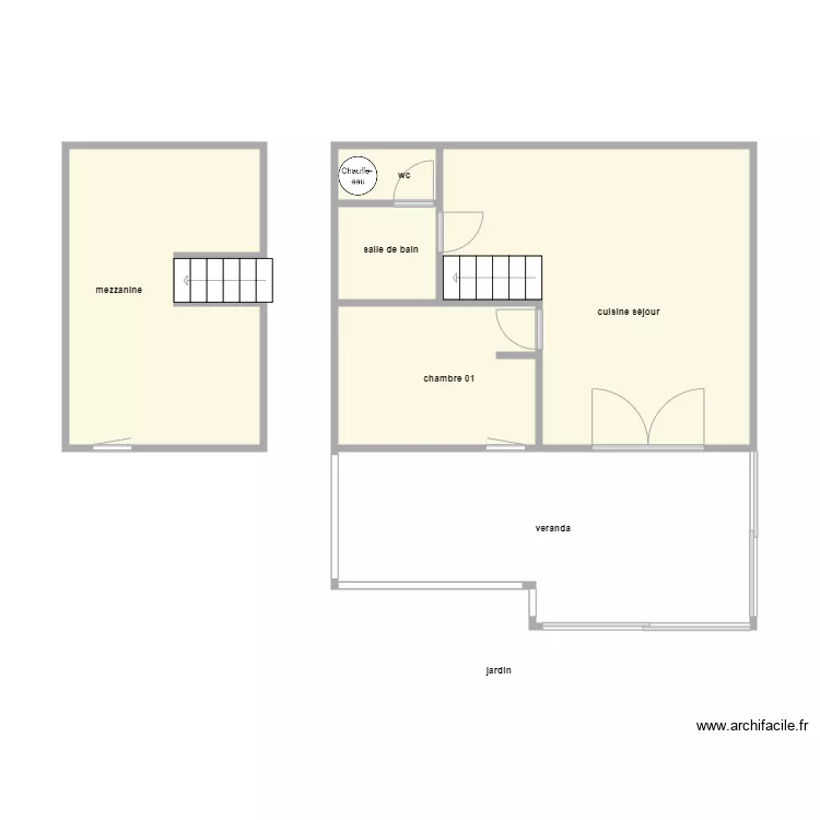 lopez am. Plan de 6  et 53 m²