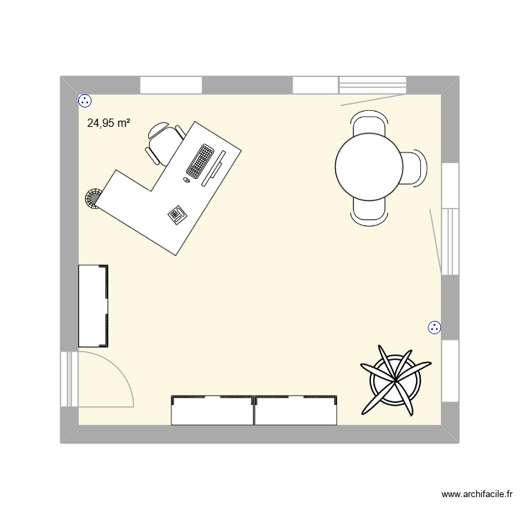 bureau direction. Plan de 0 pièce et 0 m2