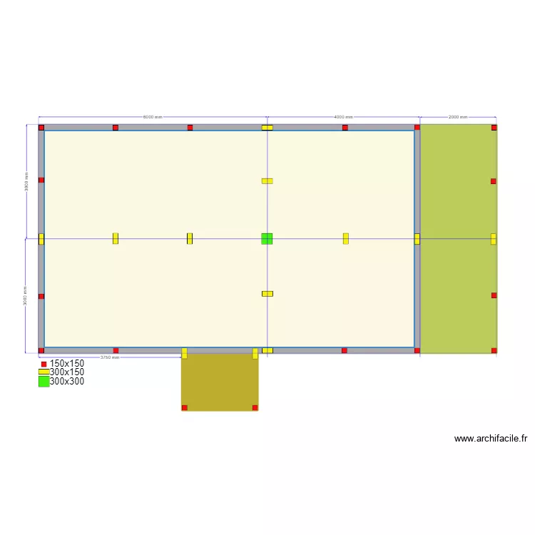 Ярославль Сваи. Plan de 