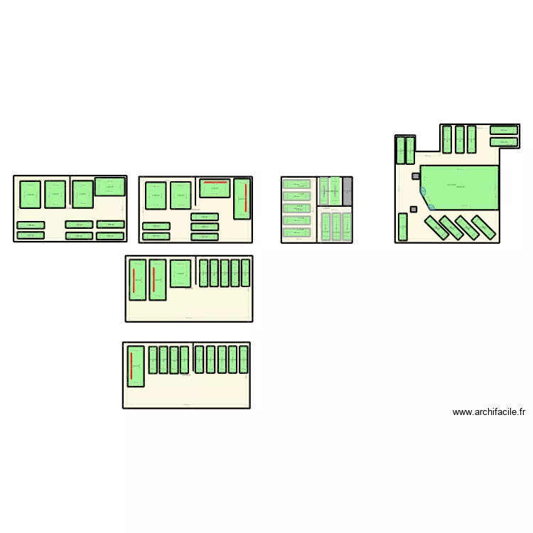 Ajouts places parking haut PROP 1 . Plan de 