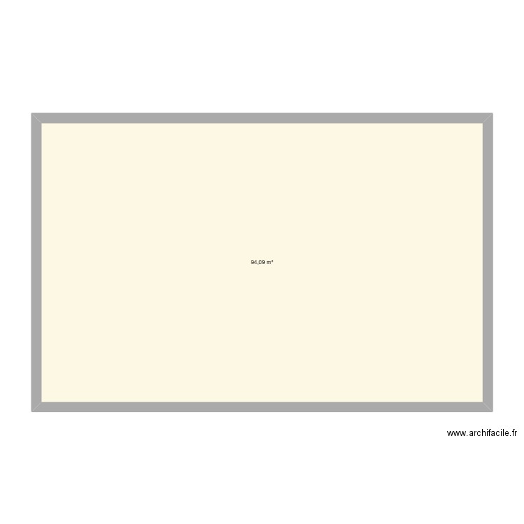 frank. Plan de 1 pièce et 94 m2