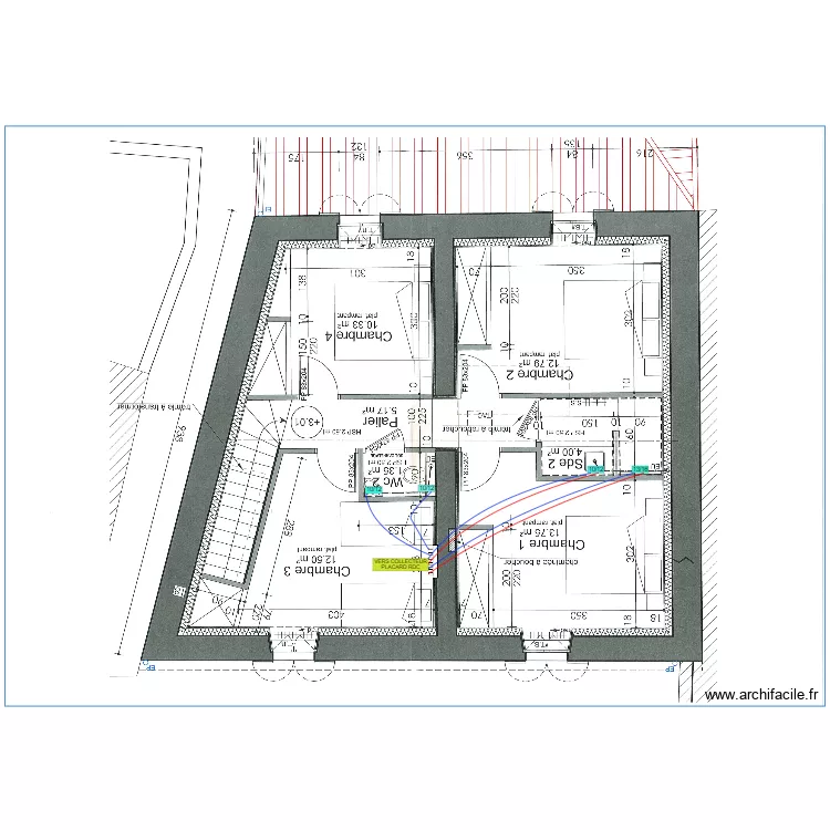 BERNIERE PLOMBERIE ETAGE. Plan de BERNIERE PLOMBERIE ETAGE. Plan de
