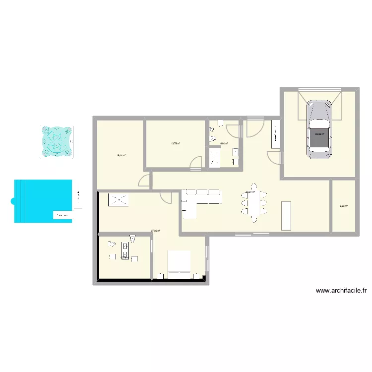 maison principal. Plan de 8 et 165 m² maison principal. Plan de 8 et 165 m²
