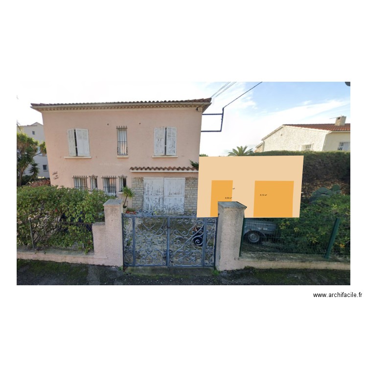 besse facades. Plan de 0 pièce et 0 m2