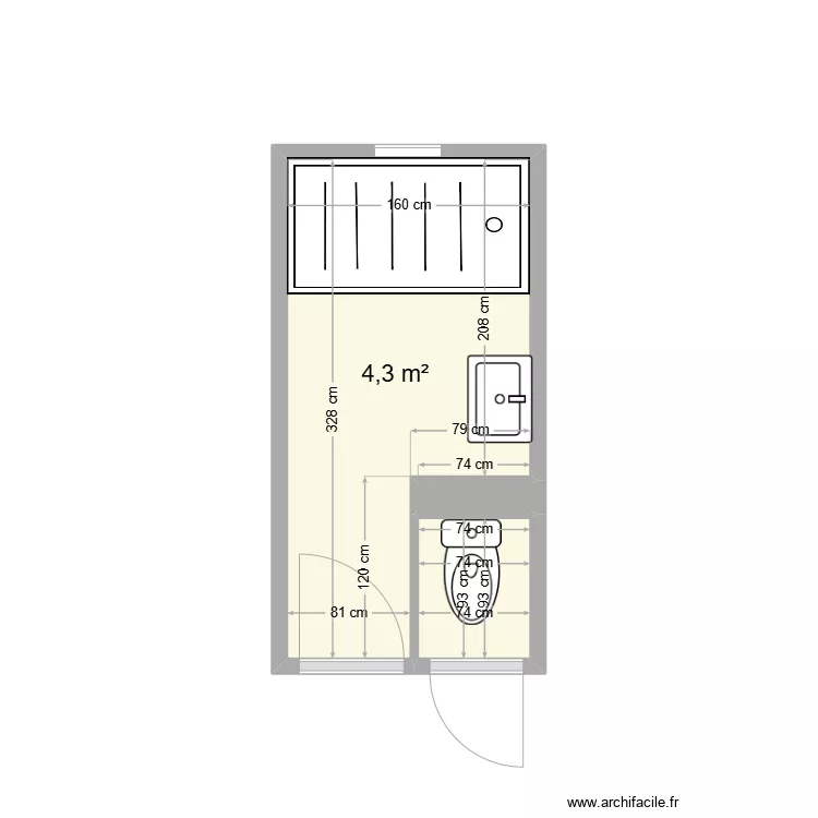 FONTA Roland Projet. Plan de 