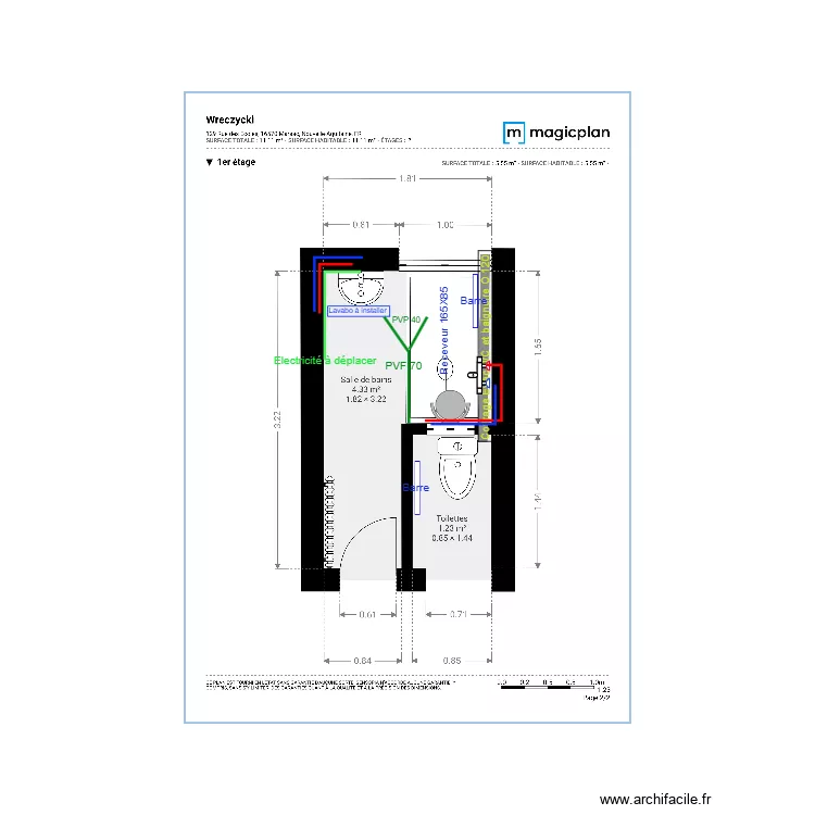 Plan Projet  M. Wreczycki. Plan de 