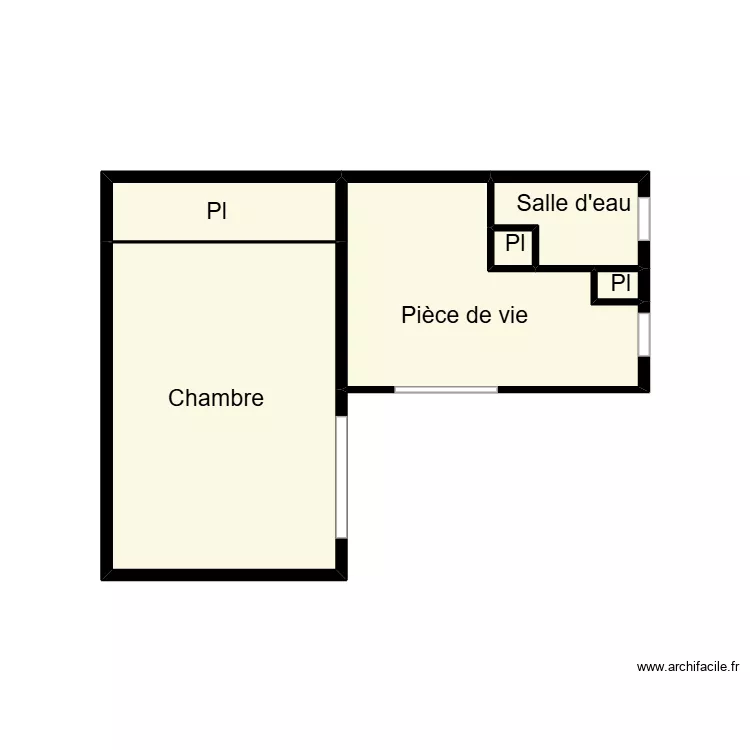 marjepi 26b. Plan de 6  et 13 m²