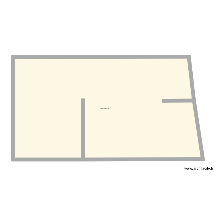 ghhhhfghhfgggg. Plan de 1 pièce et 101 m2