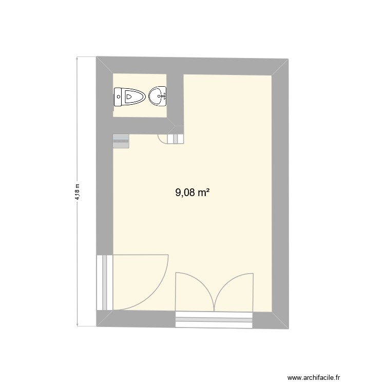salon. Plan de 0 pièce et 0 m2