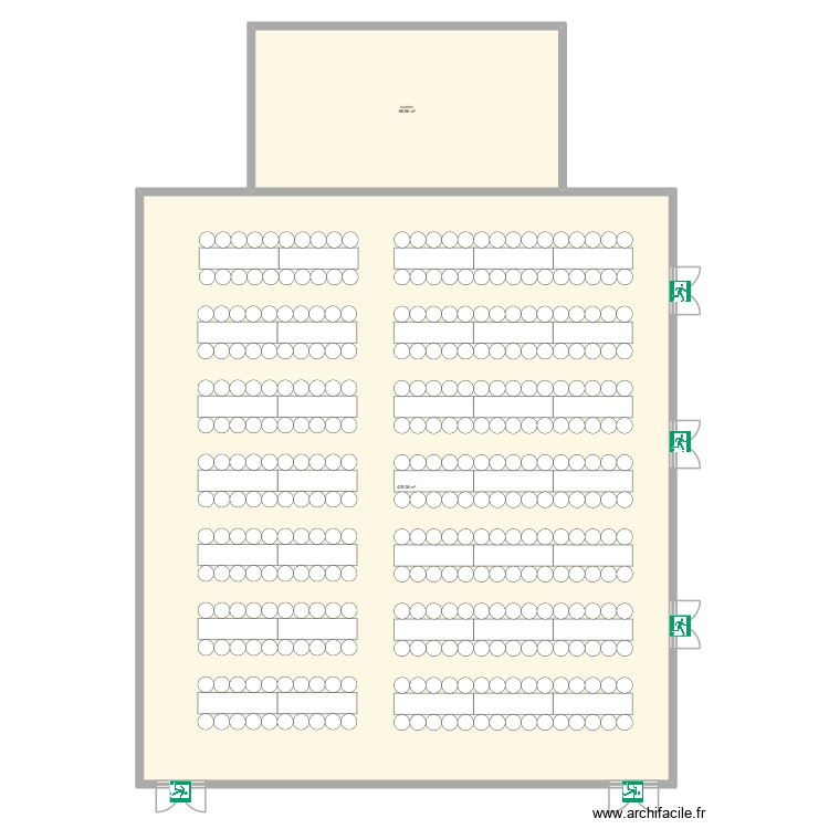 plan eces 350 places horizontal. Plan de 0 pièce et 0 m2