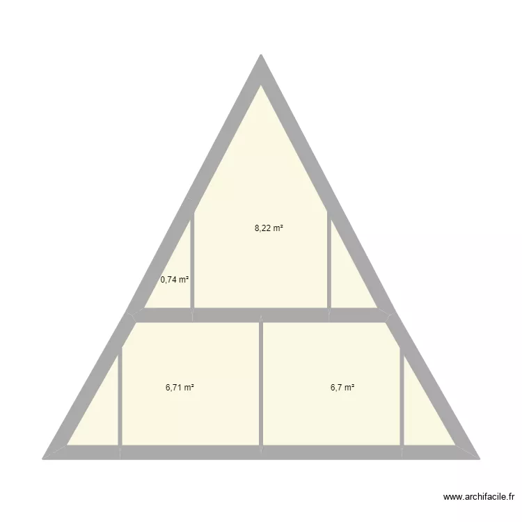 rabaissement plancher &eacute;tage. Plan de 