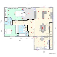 BENOIST ET CLAIRE - Plan général avec mobilier 