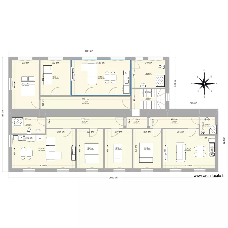 PLAN 1ER ETAGE COLLOREC 2. Plan de 