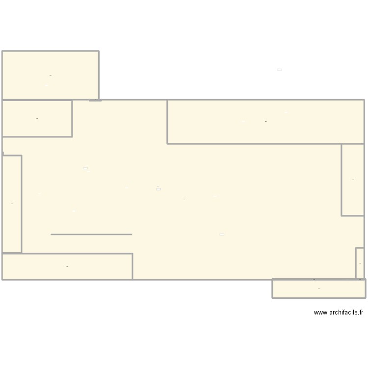 je t'aime. Plan de 12 pièces et 5361 m2