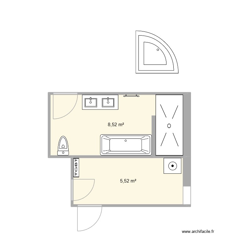 juju. Plan de 0 pièce et 0 m2