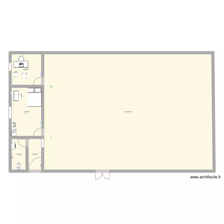 kesina. Plan de 5 pièces et 227 m² kesina. Plan de 5 pièces et 227 m²