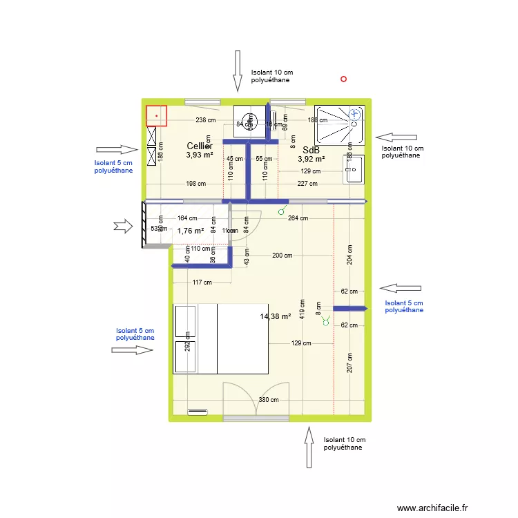 Chambre v7 02 Jan 2024. Plan de 