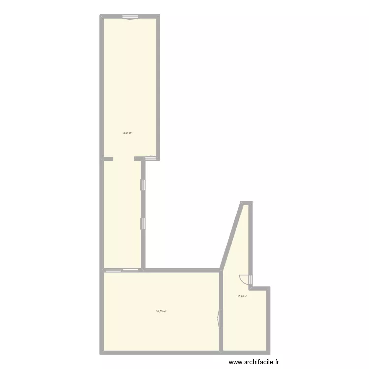 GIROD 5 eme. Plan de 3  et 94 m²