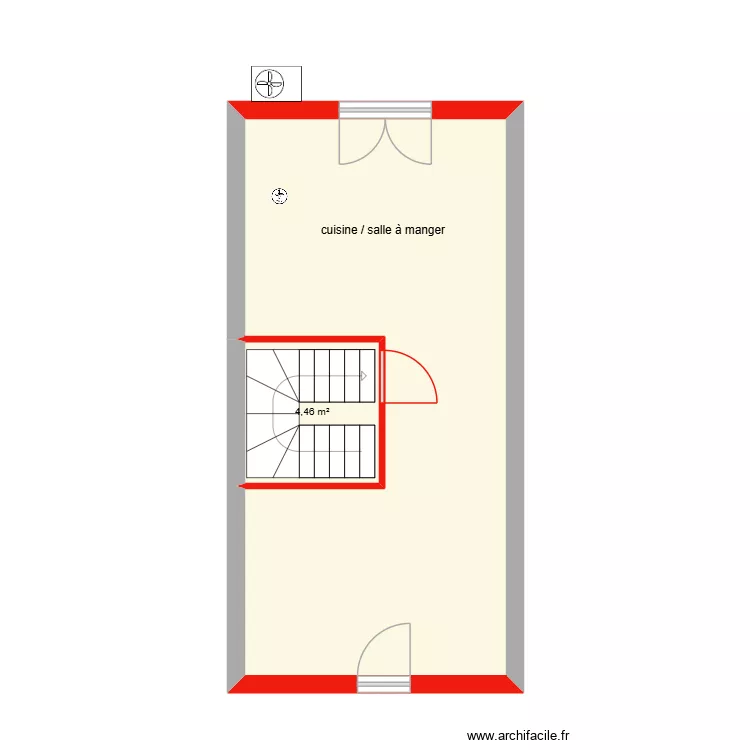 thomasson rdc &eacute;tape 2. Plan de 2  et 33 m²